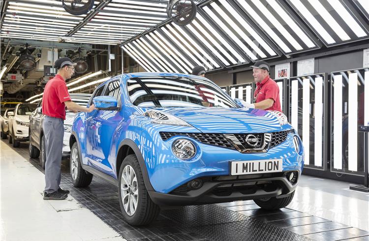 Nissan rolls out its millionth made-in-Sunderland Juke