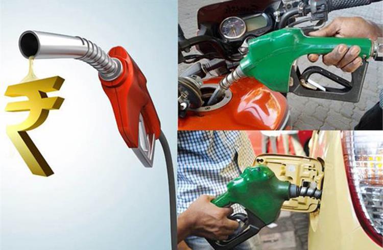 Petrol up by Rs 17 a litre, diesel by Rs 17.47 in nine months