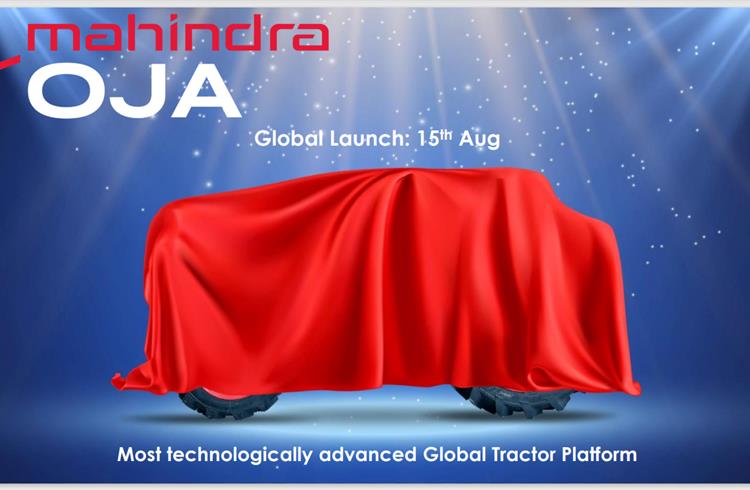 Mahindra Oja lightweight tractor platform global launch on August 15