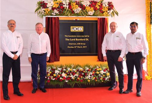 JCB breaks ground for new plant in Gujarat