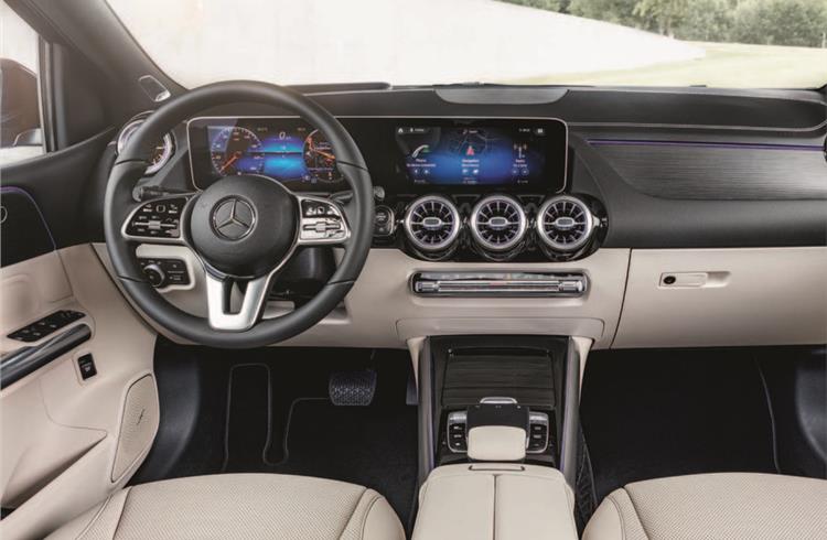 Cockpit draws heavily on the new A-Class’s