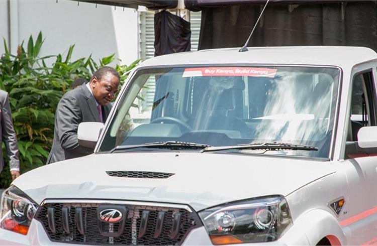 The Mahindra pickups are assembled at the Associated Vehicle Assembly (AVA Kenya) plant in Mombasa.