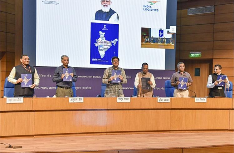 Piyush Goyal, the Minister of Commerce and Industry, Consumer Affairs, Food and Public Distribution and Textiles, released the eport on Logistics Ease Across Different States (LEADS) 2021 today.