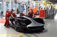 Ferrari is gradually restarting operations at its plants.