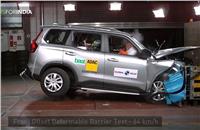Under Global NCAP’s new and more demanding crash test protocols, the Mahindra Scorpio N scored 5 stars for adult occupant protection and 3 stars for child occupant protection.