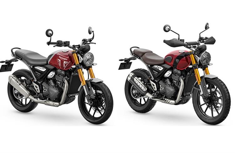 The Speed 400 as well as the as well as the Scrambler 400 X have received a strong market response.