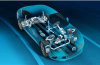The ZF software cubiX controls the entire longitudinal, lateral, and vertical dynamics of a vehicle via the interaction of brake and driveline, steering, and suspension.