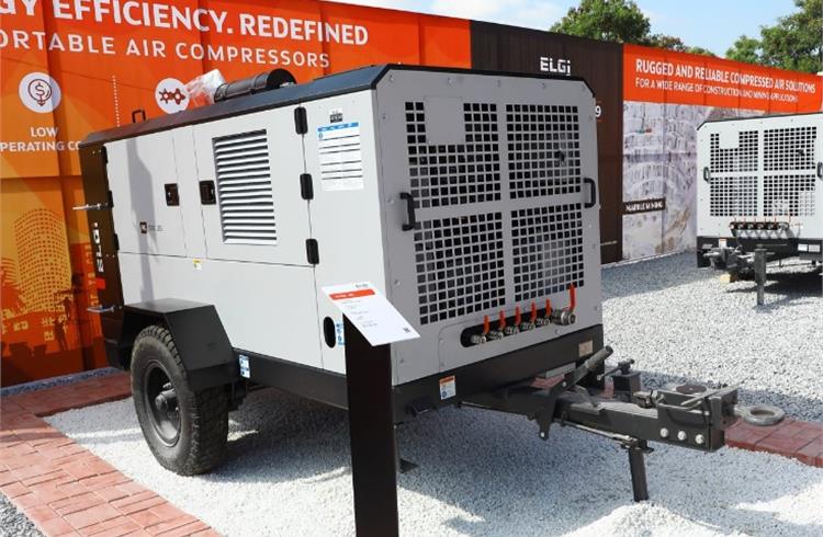 Elgi Equipments, launched its future-ready, energy-efficient range of electric- and diesel-portable air compressors.