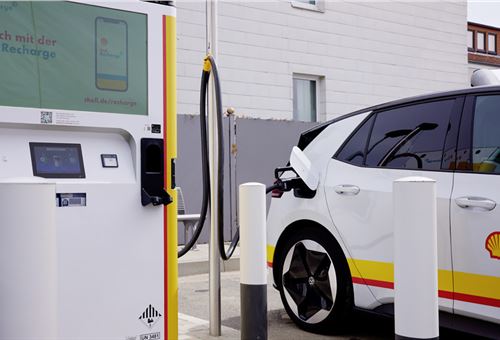 Shell and Volkswagen unveil charging station that enables connection to low-voltage grid