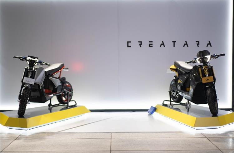 Creatara unveils 2 electric scooter prototypes, eyes market launch in 6-9 months
