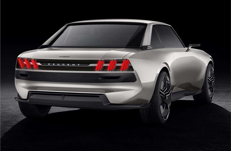 Peugeot e-Legend concept shown at Paris