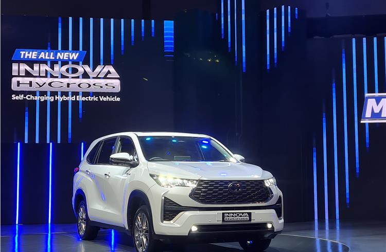 Toyota Kirloskar unveils Innova Hycross in India; bookings open