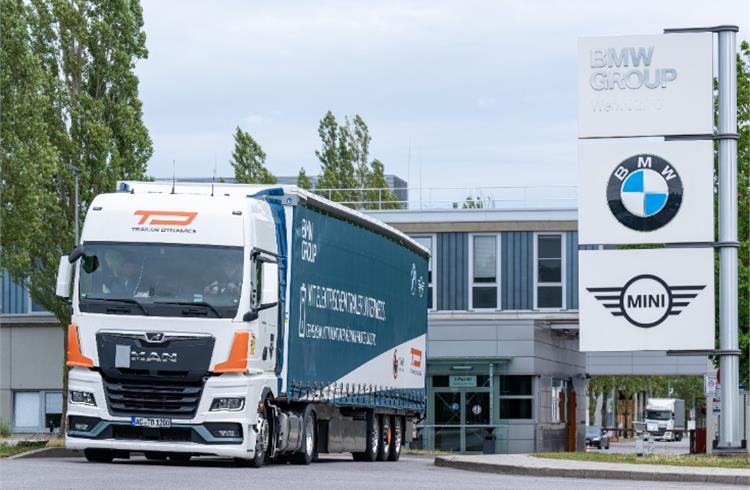 BMW Group Logistik tests electric semi-trailer, sees 48% savings over diesel trucks