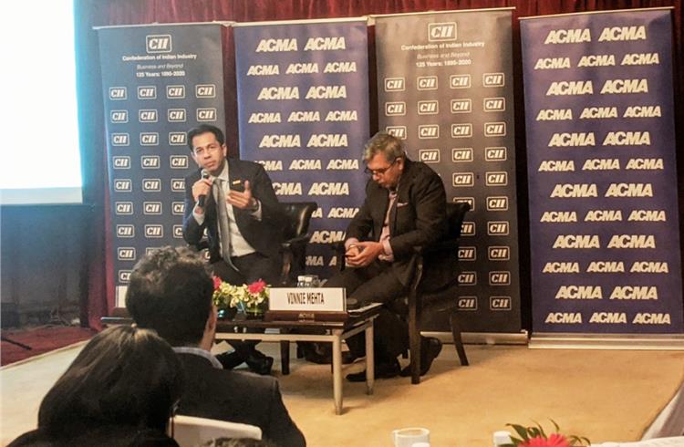 L-R: Deepak Jain, president, ACMA and Vinnie Mehta, director general, ACMA.