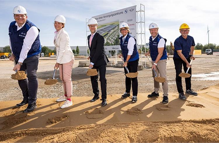 The ground-breaking at the northern side of the Plant Leipzig. 