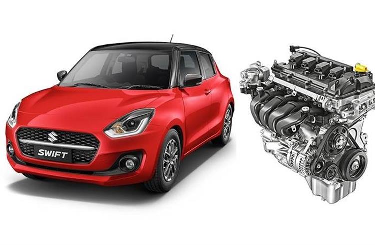 Has the go to match the show. New Swift’s DualJet engine gets 8.4% bump up in power to 90bhp and also better fuel economy, up by 2kpl to 23.2kpl for the 5-speed MT and 23.76kpl for the 5-speed AMT.