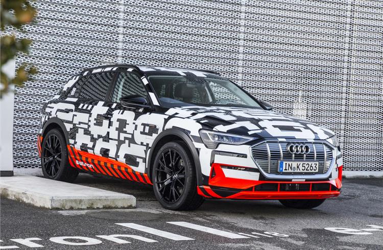 Audi e-tron: first electric SUV rolls off production line ahead of launch
