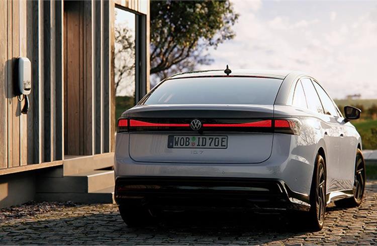Along with being VW's longest-range EV, the ID 7 Pro S will also be its fastest charging, capable of topping up at speeds of up to 200kW.