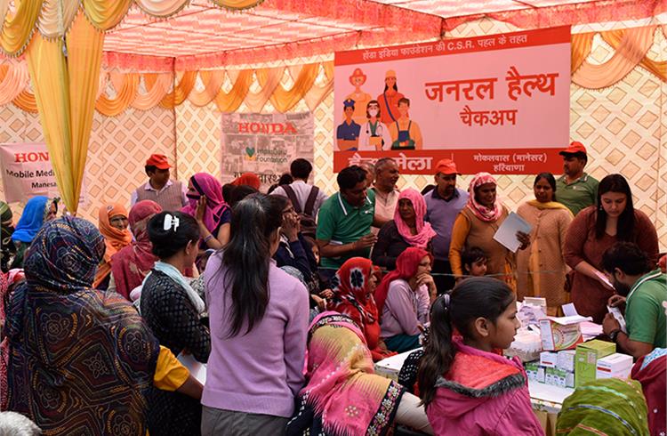 Honda India Foundation organises ‘Health Mela’ in rural Haryana
