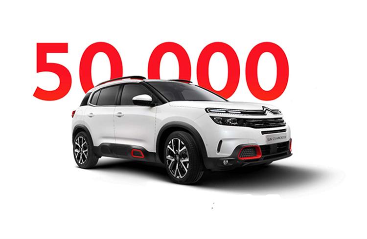 New Citroen C5 Aircross drives past 50,000 sales in 6 months
