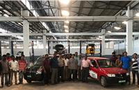 eTrio's team includes over 50 engineers and technology specialists and can retrofit 10,000 vehicles a year. Its facility in Hyderabad is spread across 50,000 square feet.