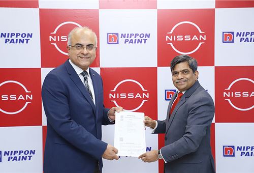 Nippon Paint becomes official supplier for Nissan Motor India workshops