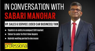 In Conversation with Toyota Kirloskar Motor's Sabari Manohar