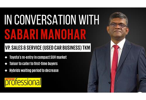 In Conversation with Toyota Kirloskar Motor's Sabari Manohar