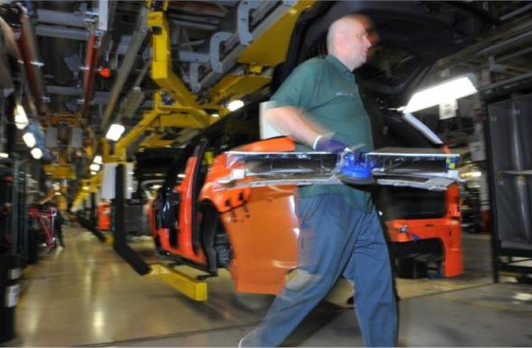 A night in the Jaguar Land Rover plant at Halewood