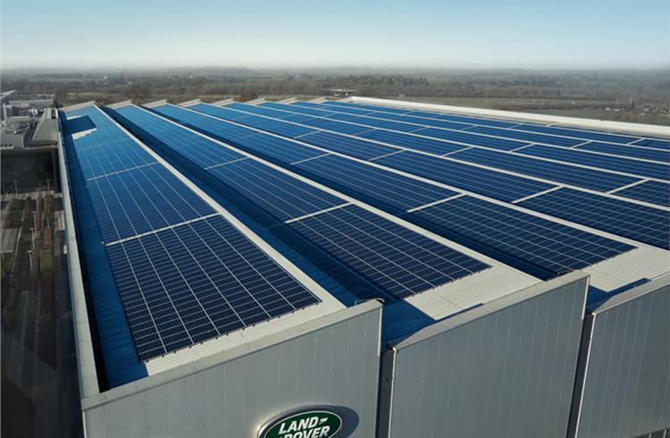 JLR’s green drive sees it use 100% of its electricity from renewable sources