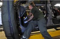 A night in the Jaguar Land Rover plant at Halewood