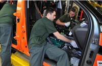 A night in the Jaguar Land Rover plant at Halewood