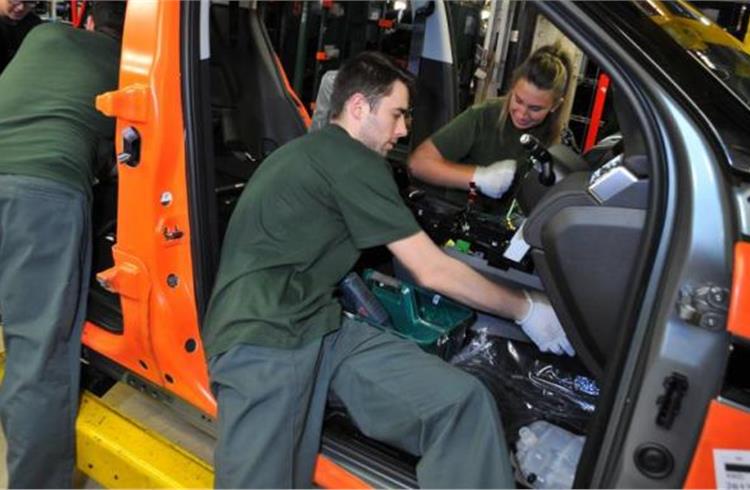 A night in the Jaguar Land Rover plant at Halewood