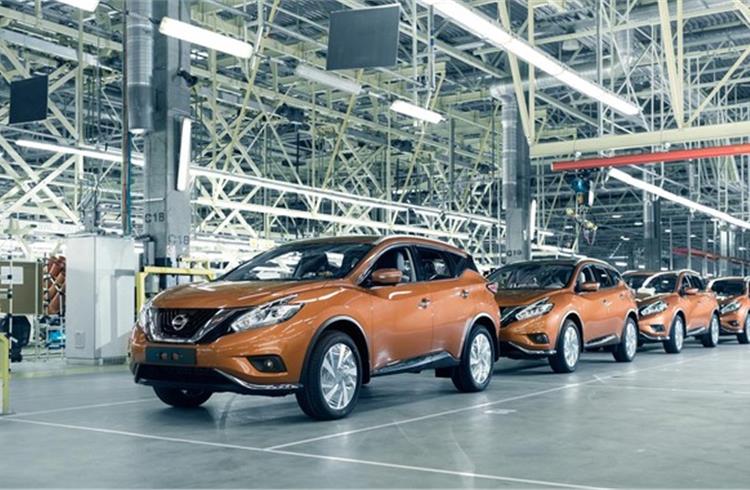 Nissan celebrates 10th anniversary of St Petersburg plant by launching new Murano