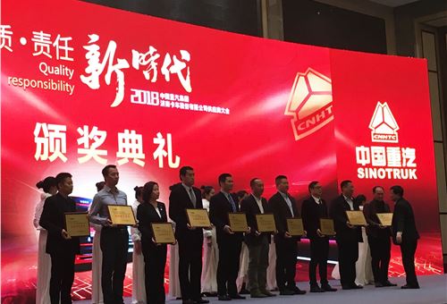 Wabco bags top supplier and quality awards from Chinese truck maker Sinotruk