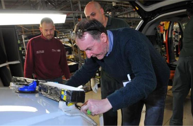 A night in the Jaguar Land Rover plant at Halewood