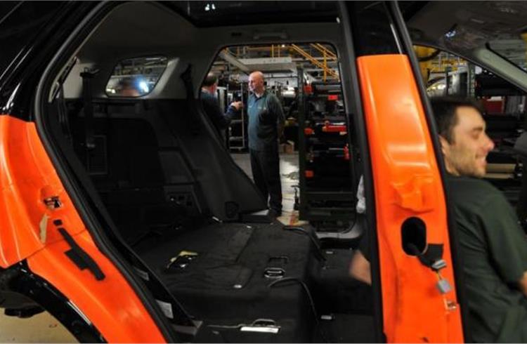 A night in the Jaguar Land Rover plant at Halewood