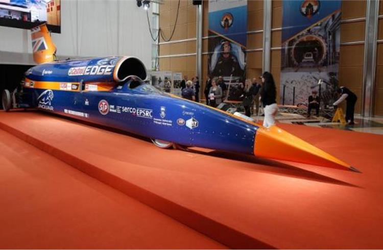 Bloodhound SSC – 1600 kph supersonic car to run in October 2017