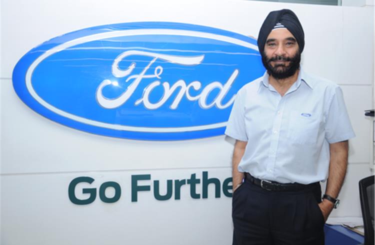 Joginder Singh, president and managing director, Ford India