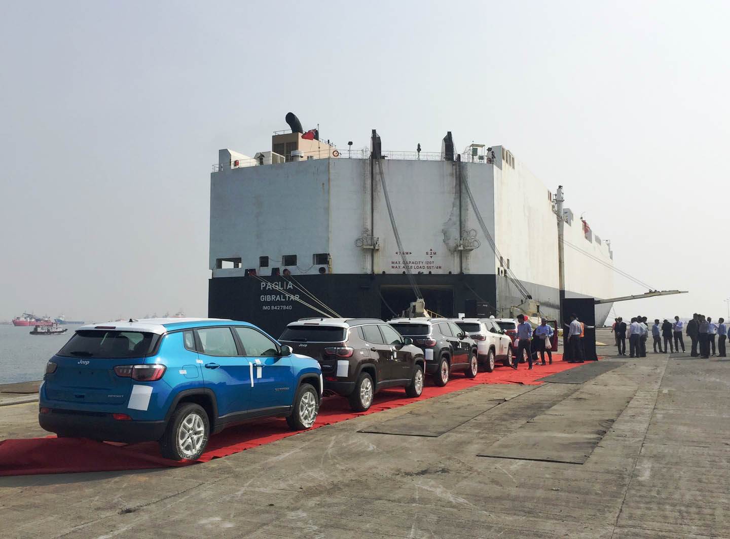 first-batch-of-the-jeep-compass-at-bombay-port-trust-ready-to-be-shipped-to-japan-and-australia-1