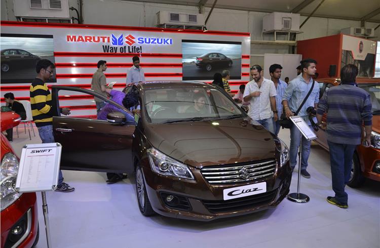 Maruti recorded a sales increase of 13.3 percent with sales of 98,109 units in December 2014.
