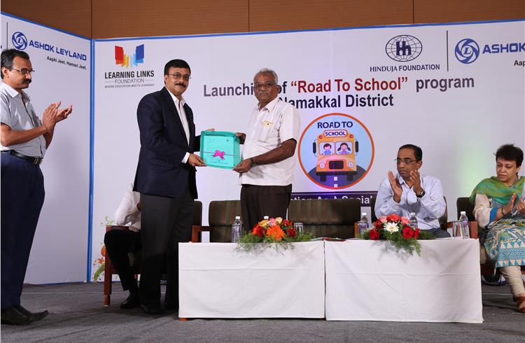 Ashok Leyland expands ‘Road To School’ CSR project to 45 schools in Namakkal