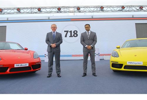 Porsche India launches 718 Boxster, 718 Cayman