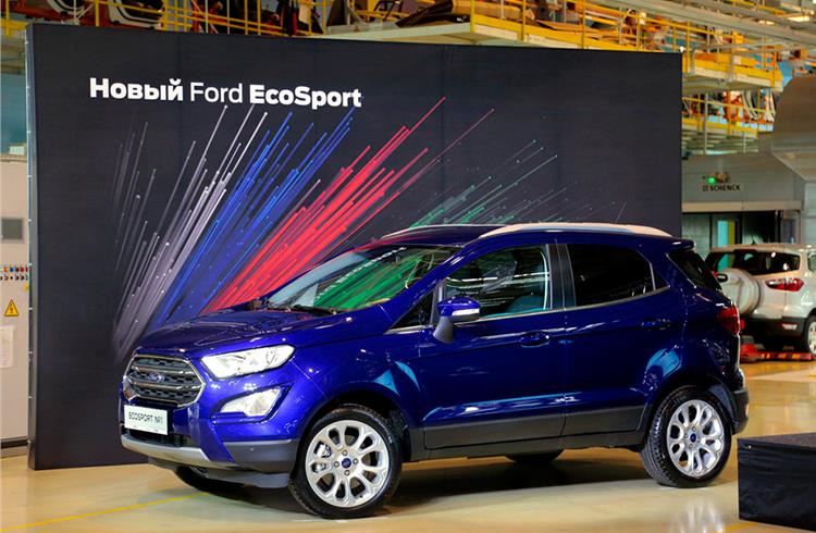 Ford begins production of new EcoSport in Russia