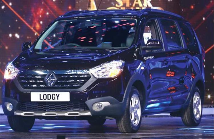 Renault India launches Lodgy Stepway at Rs 11.99 lakh