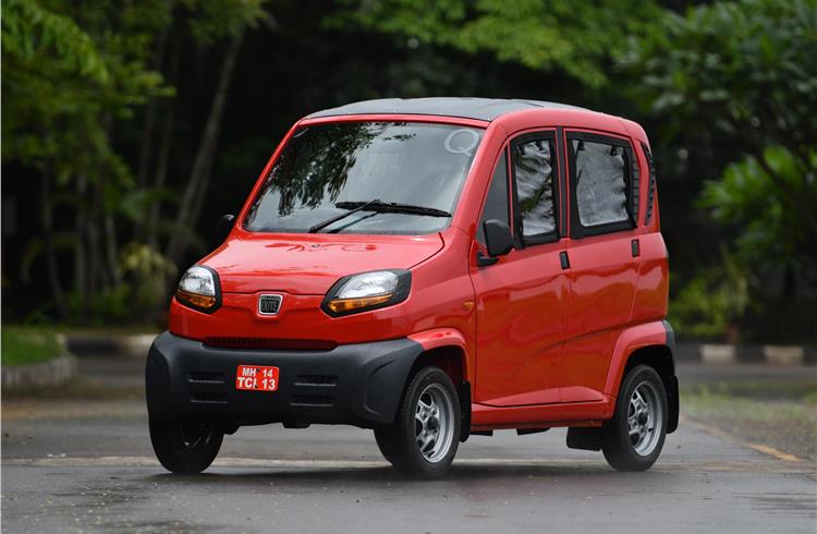 Light at the end of the Indian tunnel for Bajaj Qute quadricycle?