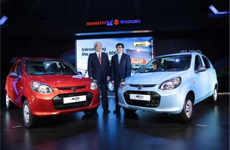 Maruti launches new Alto 800, to start exports by January 2013
