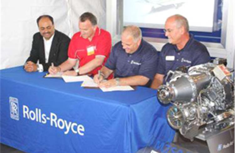 Mahindra Aerospace division signs development pact with Rolls Royce