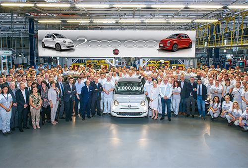Fiat rolls out its two millionth Fiat  500 from its Tychy plant in Poland