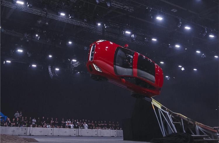 Jaguar E-Pace launched with record-breaking barrel roll - with video